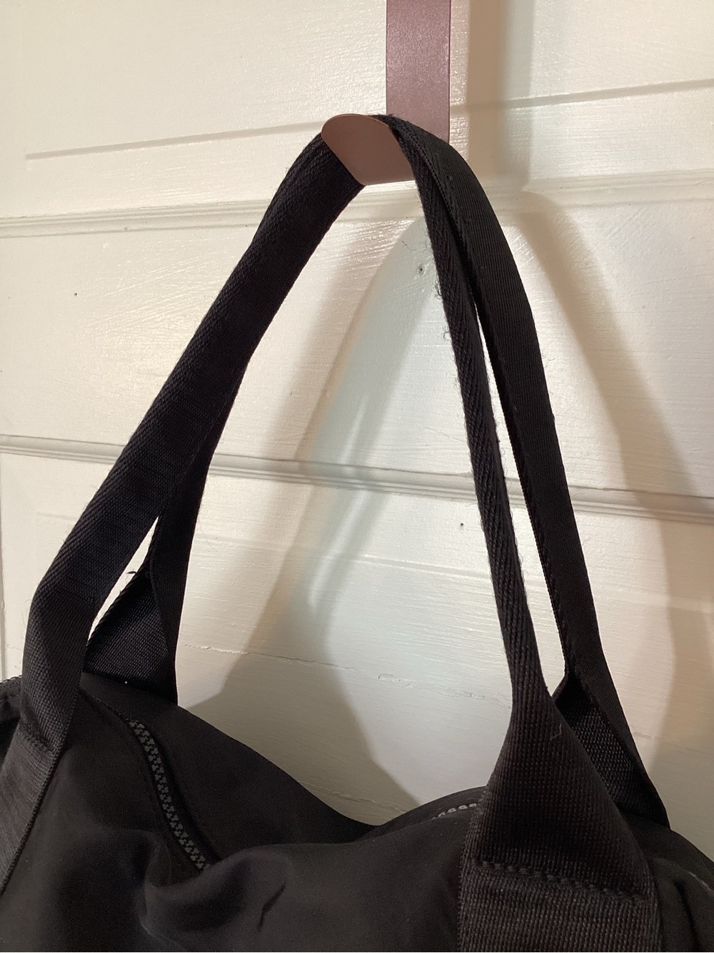 Ted Baker Black Nylon Duffel Tote with Adjustable Strap - Picture 4 of 8